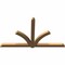 Ekena Millwork Redmond Timber Gable Bracket, Western Red Cedar, 108"W x 63"H x 3 1/2"D x 5 1/2"F, 14/12 Pitch GBW108X63X0406RED00SWR - alternate 4